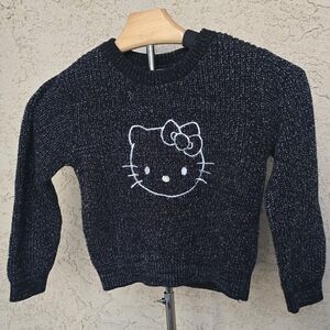 Hello Kitty Black and White Sweater